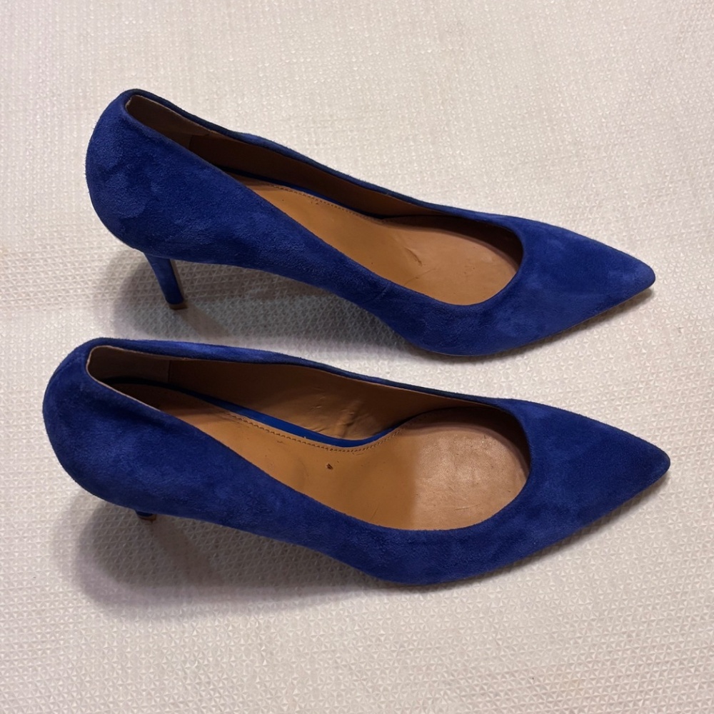 Calvin Klein Gayle Kid Suede Women Pumps Sz 9.5 - Picture 9 of 12